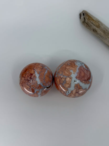 Cotton Candy Agate Sphere -EXACT PIECE-