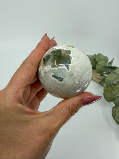 Moss Agate Sphere -EXACT PIECE-