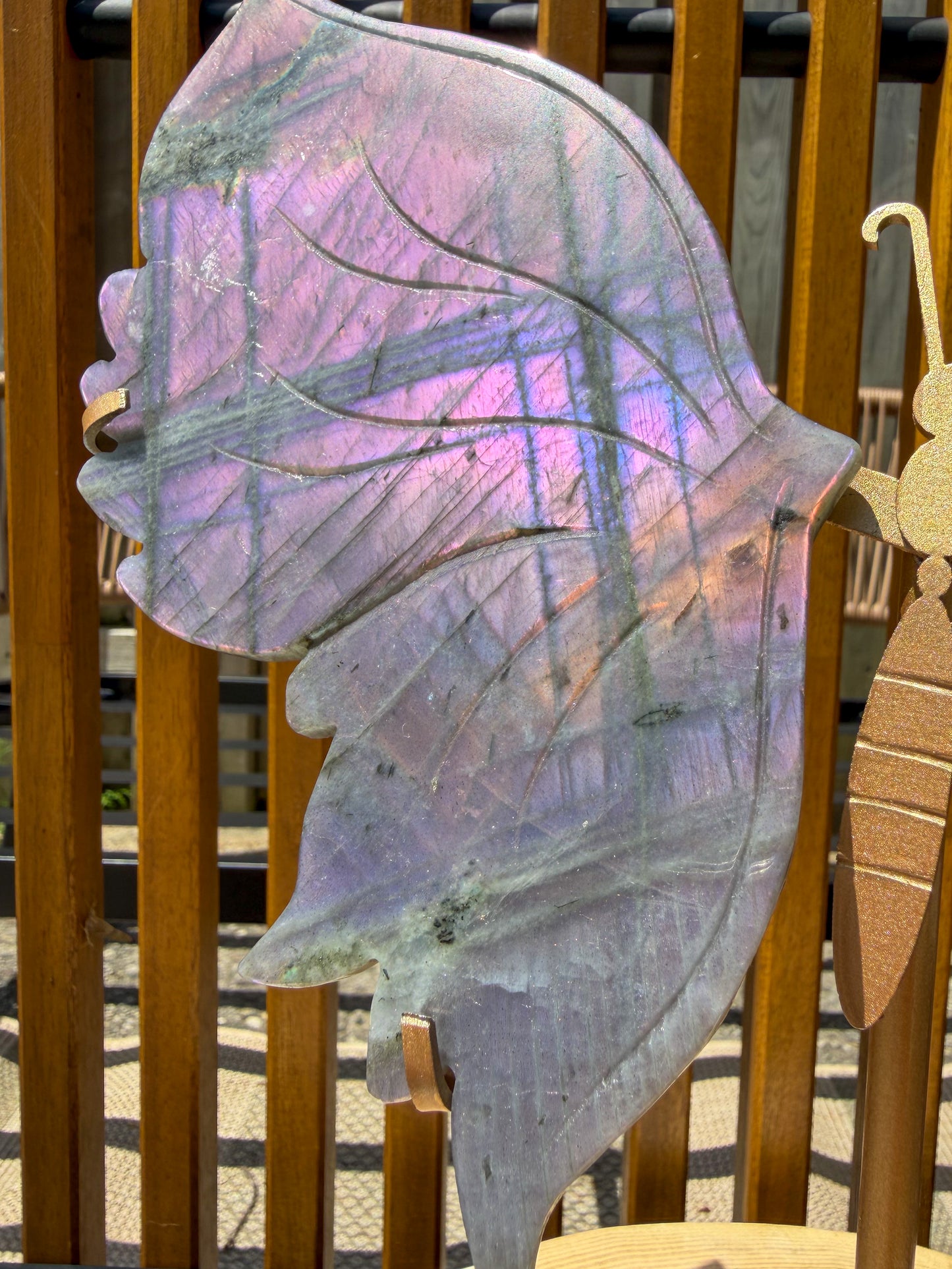 Purple Labradorite Butterfly Statement -EXACT PIECE-
