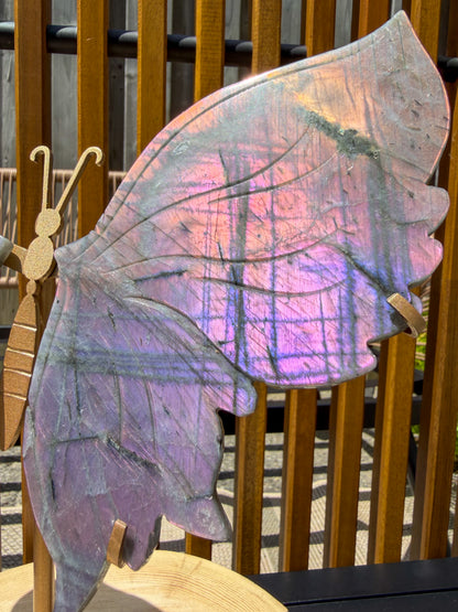 Purple Labradorite Butterfly Statement -EXACT PIECE-