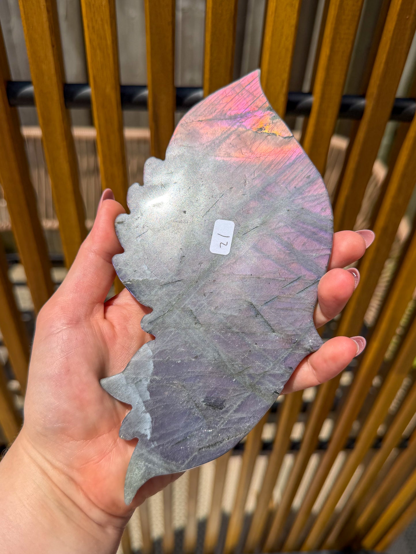Purple Labradorite Butterfly Statement -EXACT PIECE-
