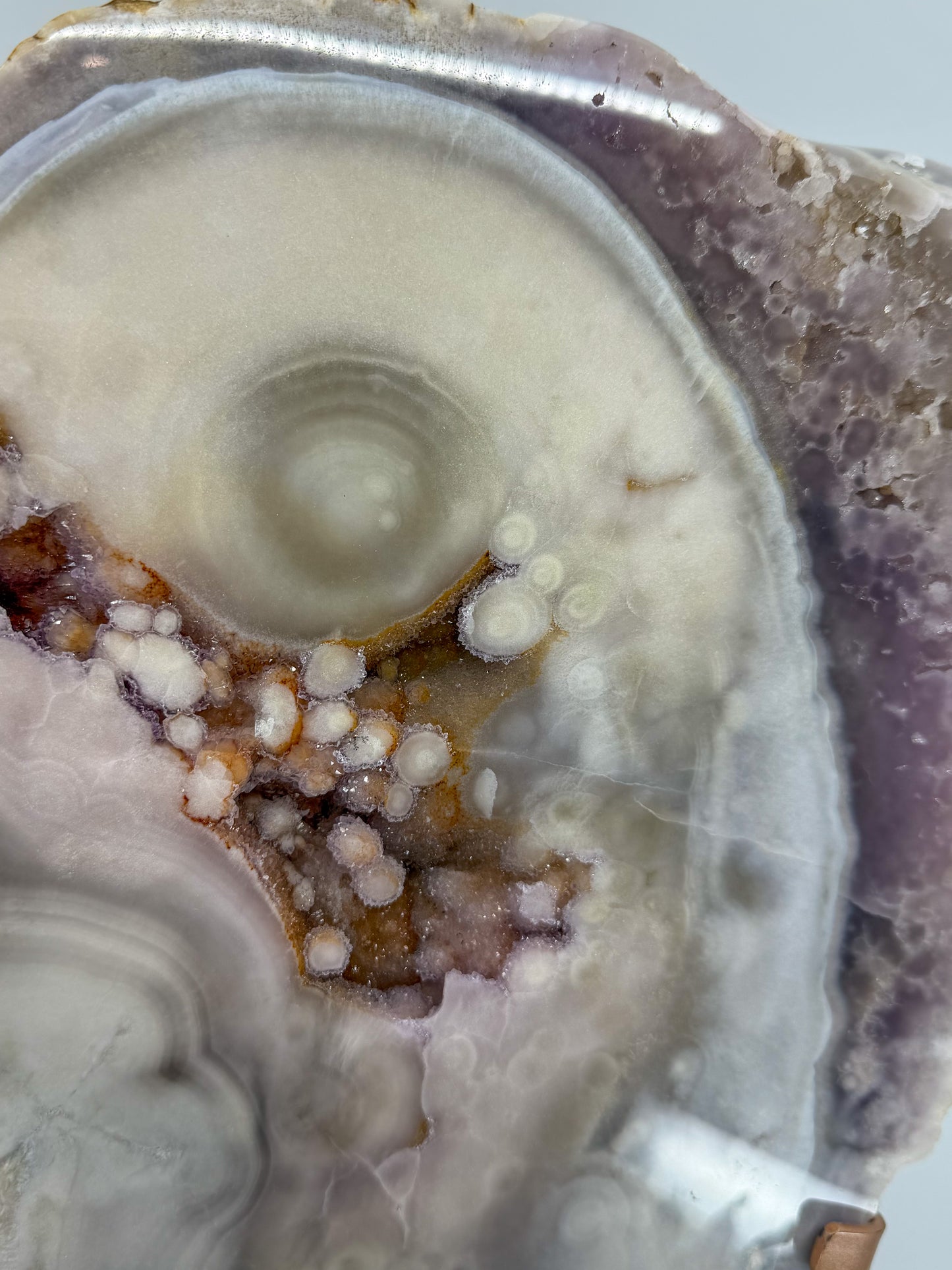 Lavender Pink Amethyst Slab with Bubble Druzy -EXACT PIECE-