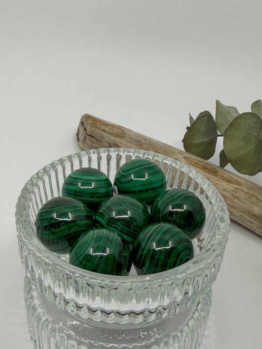 Malachite Sphere High Quality, Small