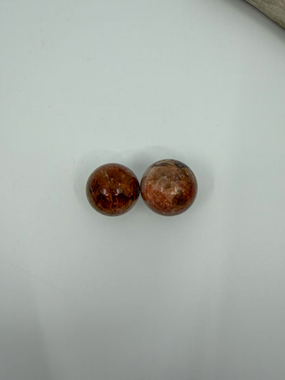 Rainbow Confetti Sunstone Sphere, Small