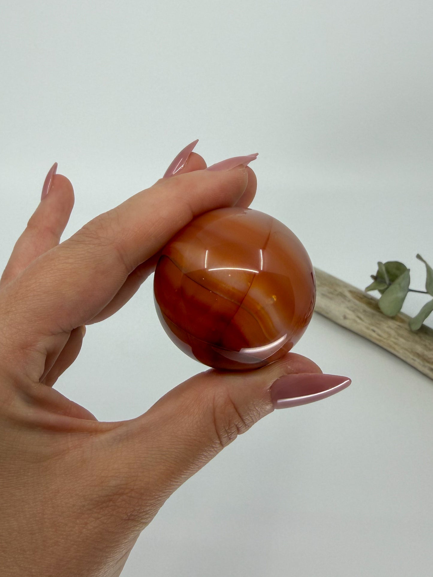 Carnelian Sphere -EXACT PIECE-