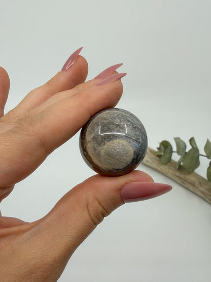 HQ Black Moonstone Sphere -EXACT PIECE-