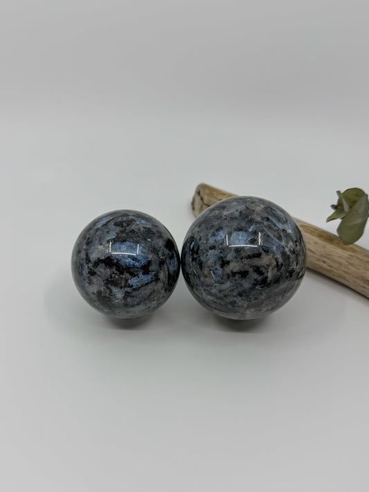 Larvikite Sphere -EXACT PIECE-