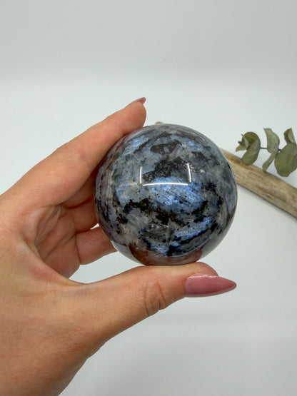 Larvikite Sphere -EXACT PIECE-