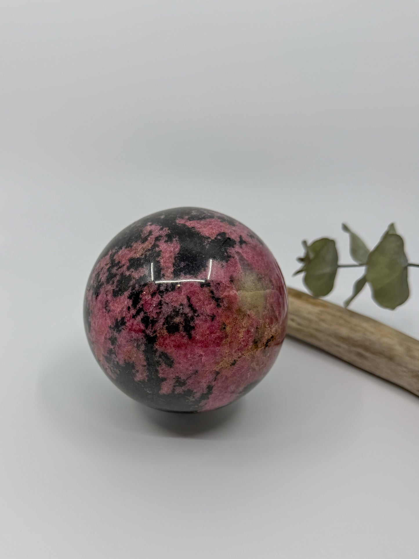 Madagascar Rhodonite Sphere Statement -EXACT PIECE-