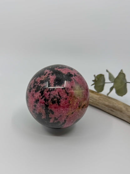 Madagascar Rhodonite Sphere Statement -EXACT PIECE-