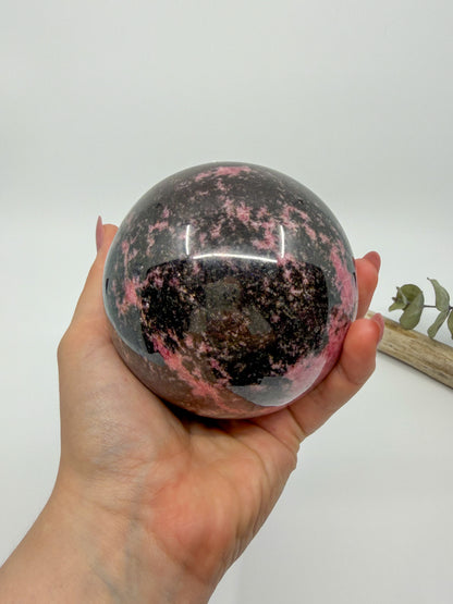 Madagascar Rhodonite Sphere Statement -EXACT PIECE-