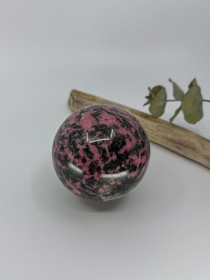 Madagascar Rhodonite Sphere -EXACT PIECE-