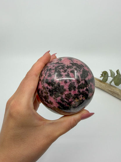 Madagascar Rhodonite Sphere -EXACT PIECE-