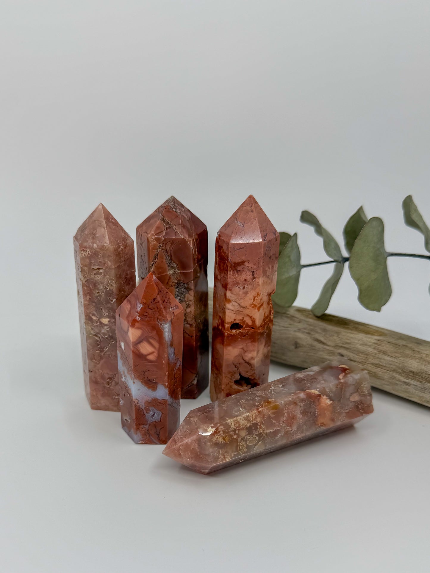 Cotton Candy Agate Tower
