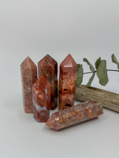 Cotton Candy Agate Tower