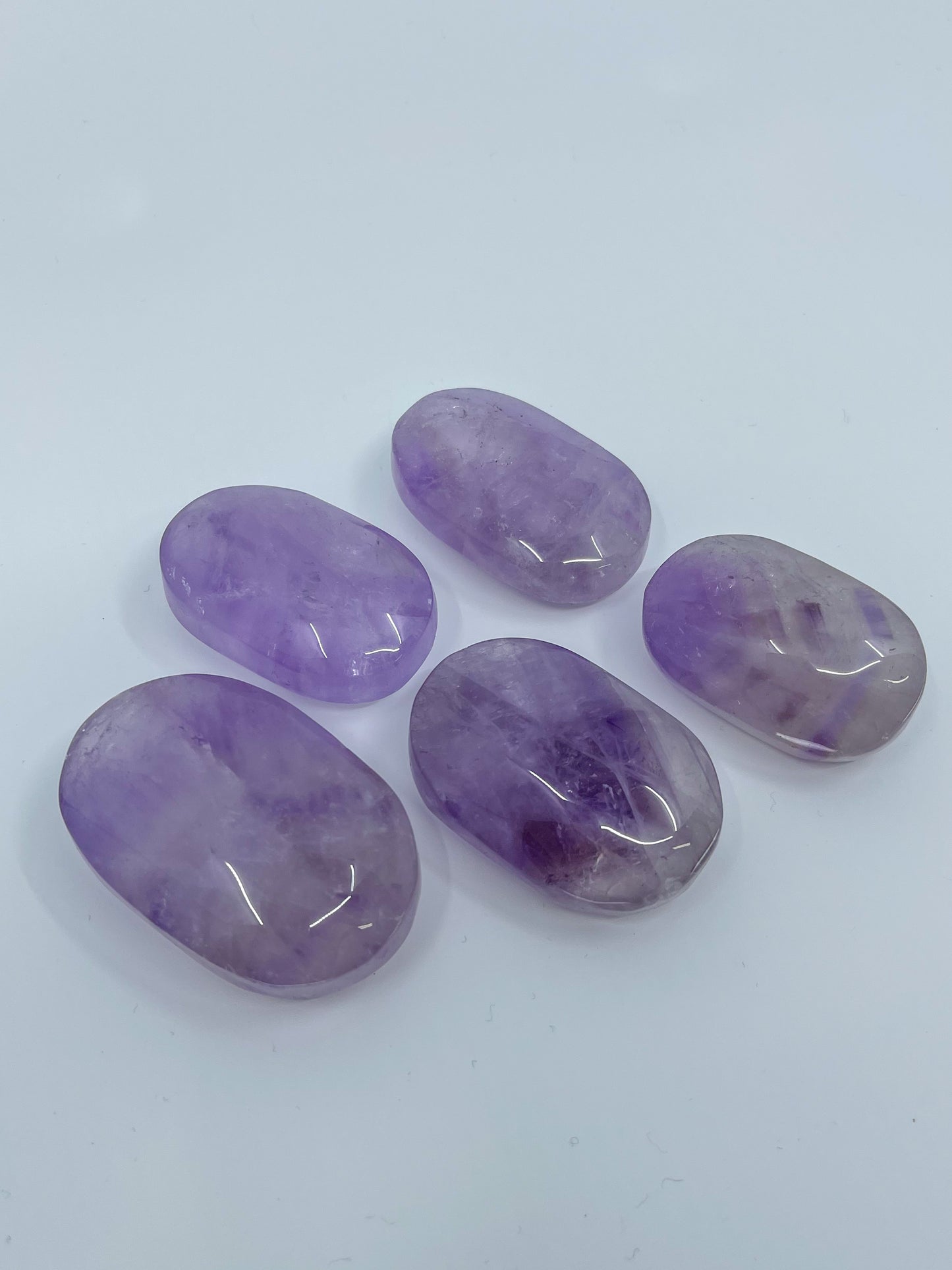 Phantom Amethyst Palm Stone