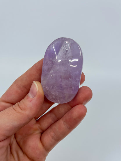 Phantom Amethyst Palm Stone