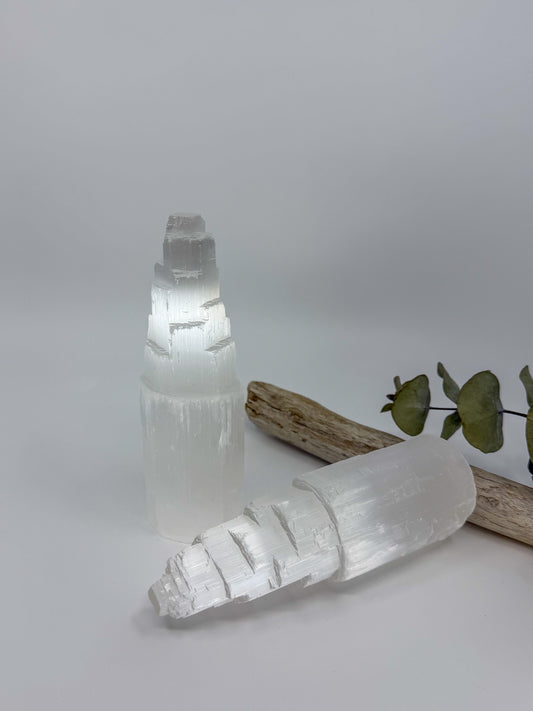 Selenite (Satin Spar) Tower
