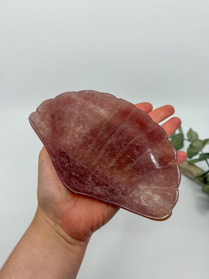 Strawberry Quartz Shell Plate