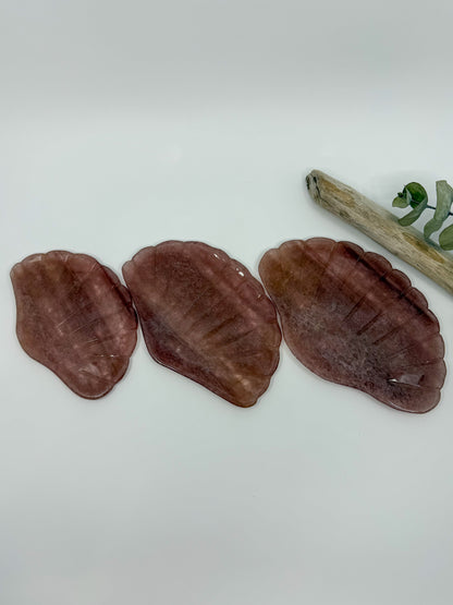 Strawberry Quartz Shell Plate