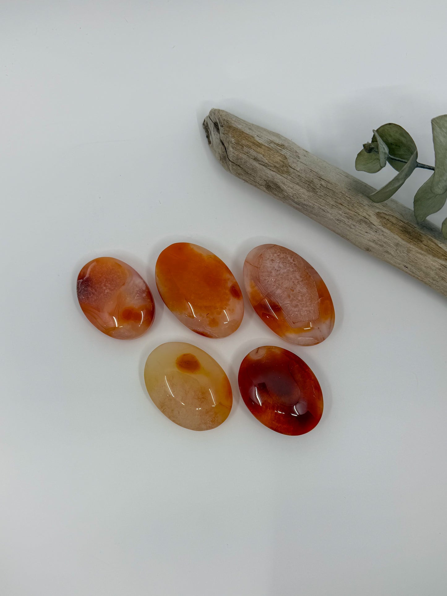 Carnelian with Quartz Palm