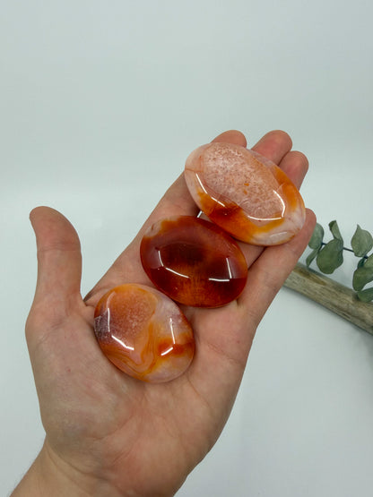 Carnelian with Quartz Palm