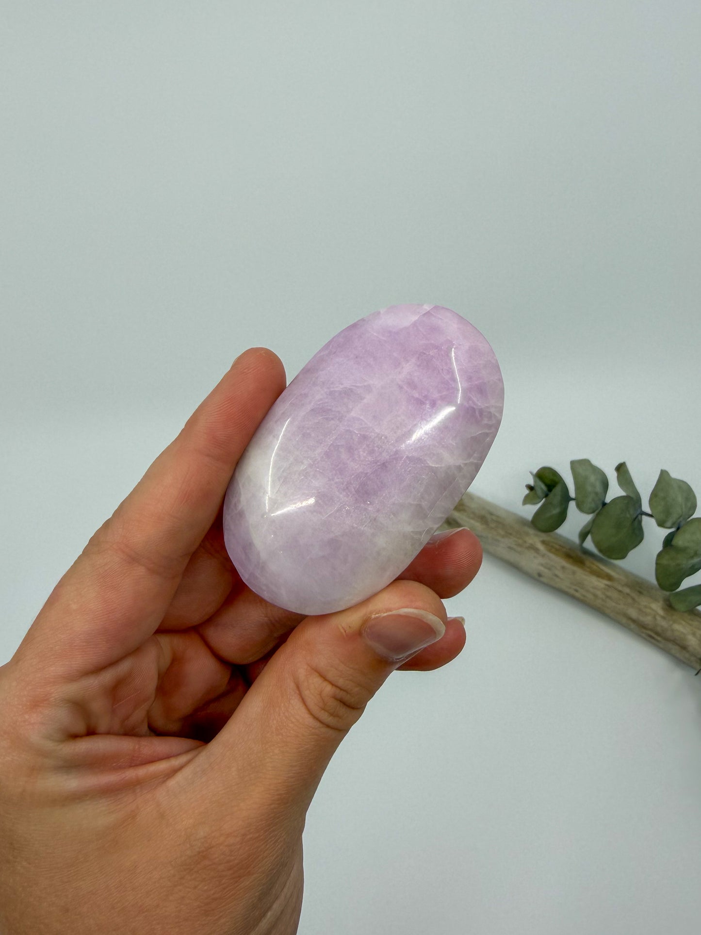 Cats Eye Kunzite Palm