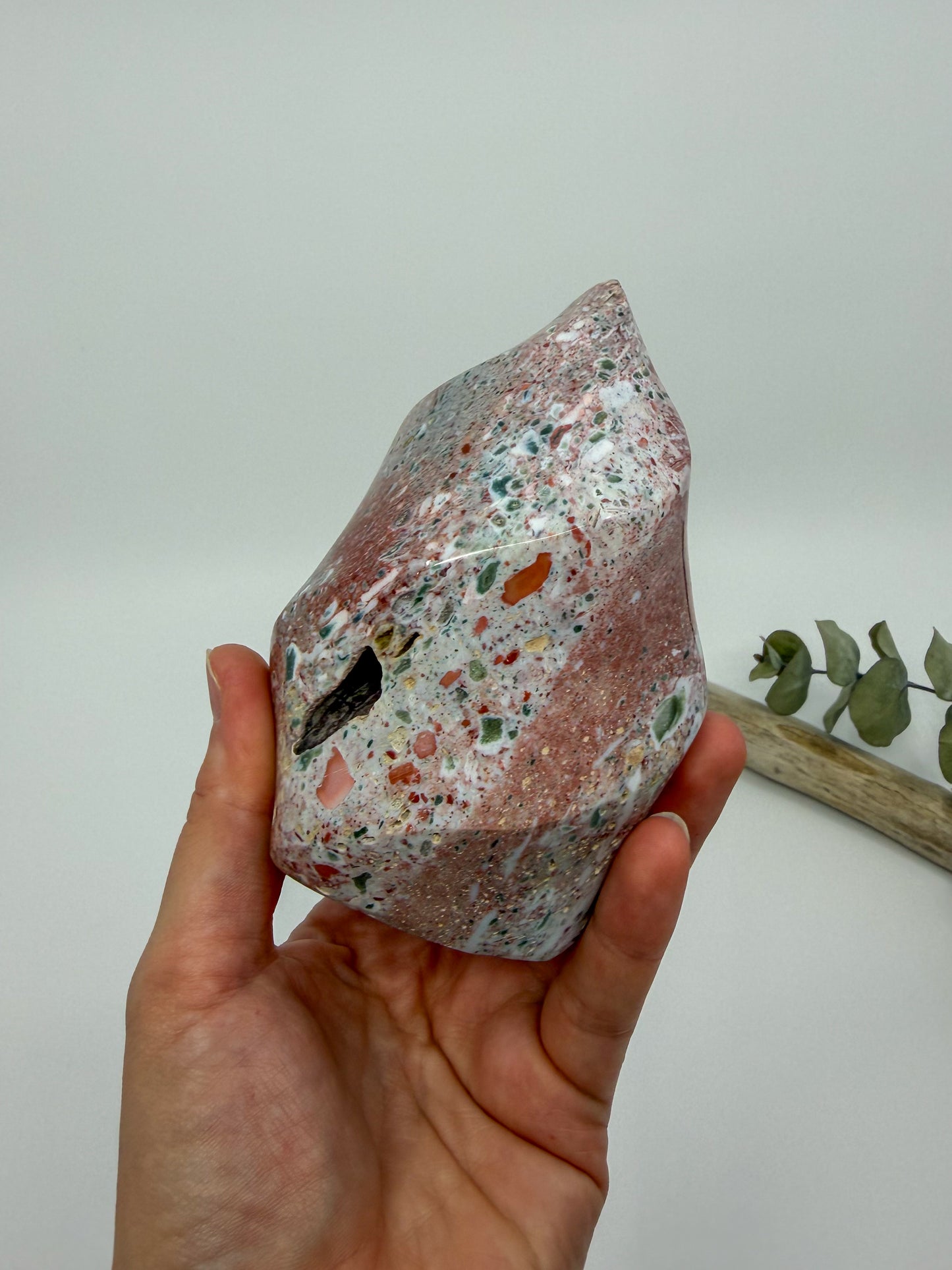 Pastel ‘Terazzo’ Ocean Jasper Flame