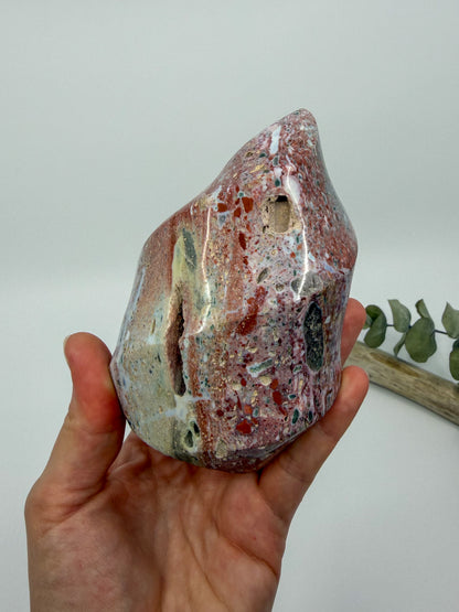 Pastel ‘Terazzo’ Ocean Jasper Flame