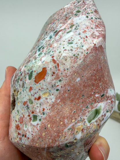 Pastel ‘Terazzo’ Ocean Jasper Flame