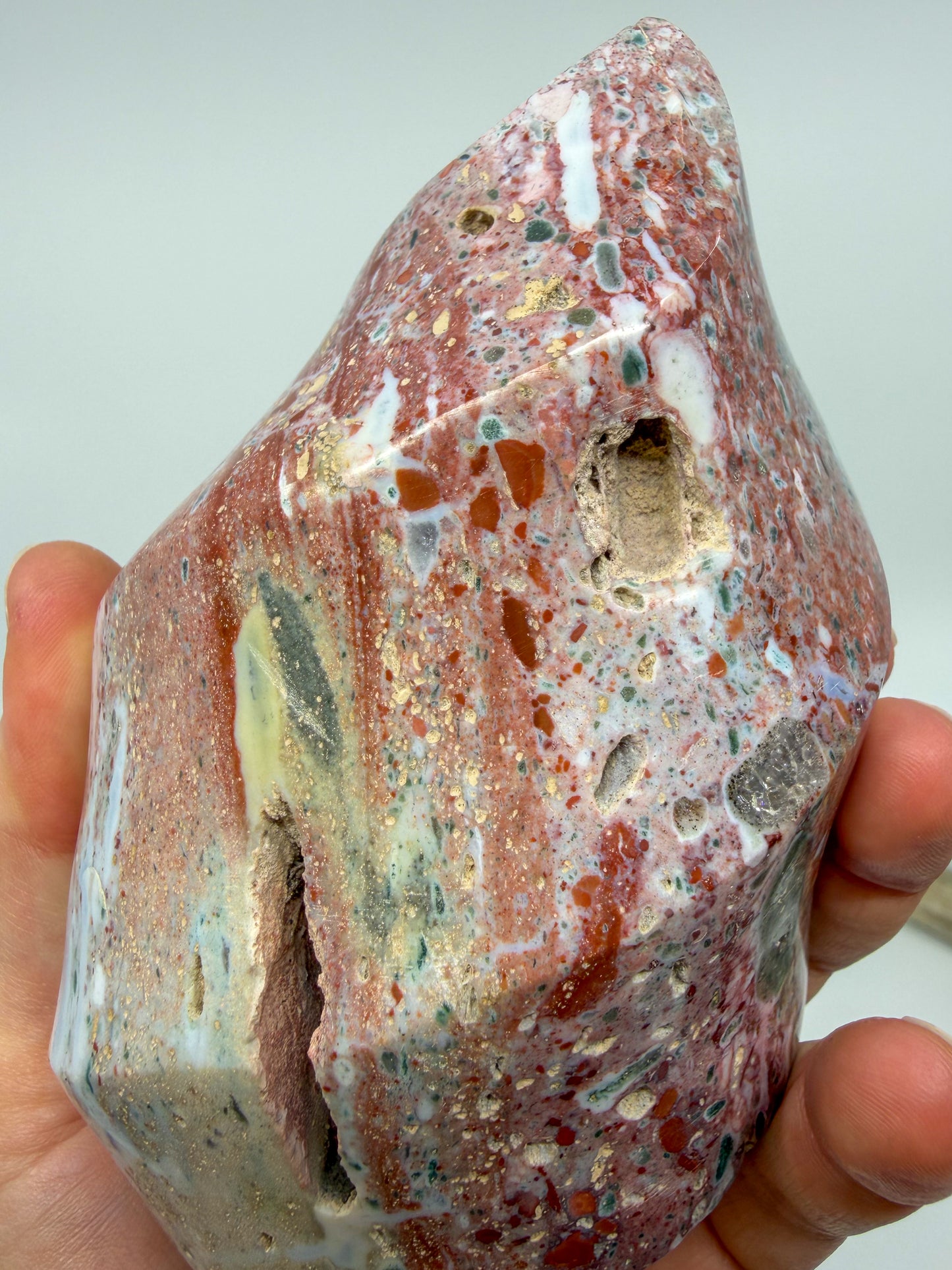 Pastel ‘Terazzo’ Ocean Jasper Flame