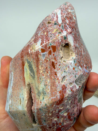 Pastel ‘Terazzo’ Ocean Jasper Flame