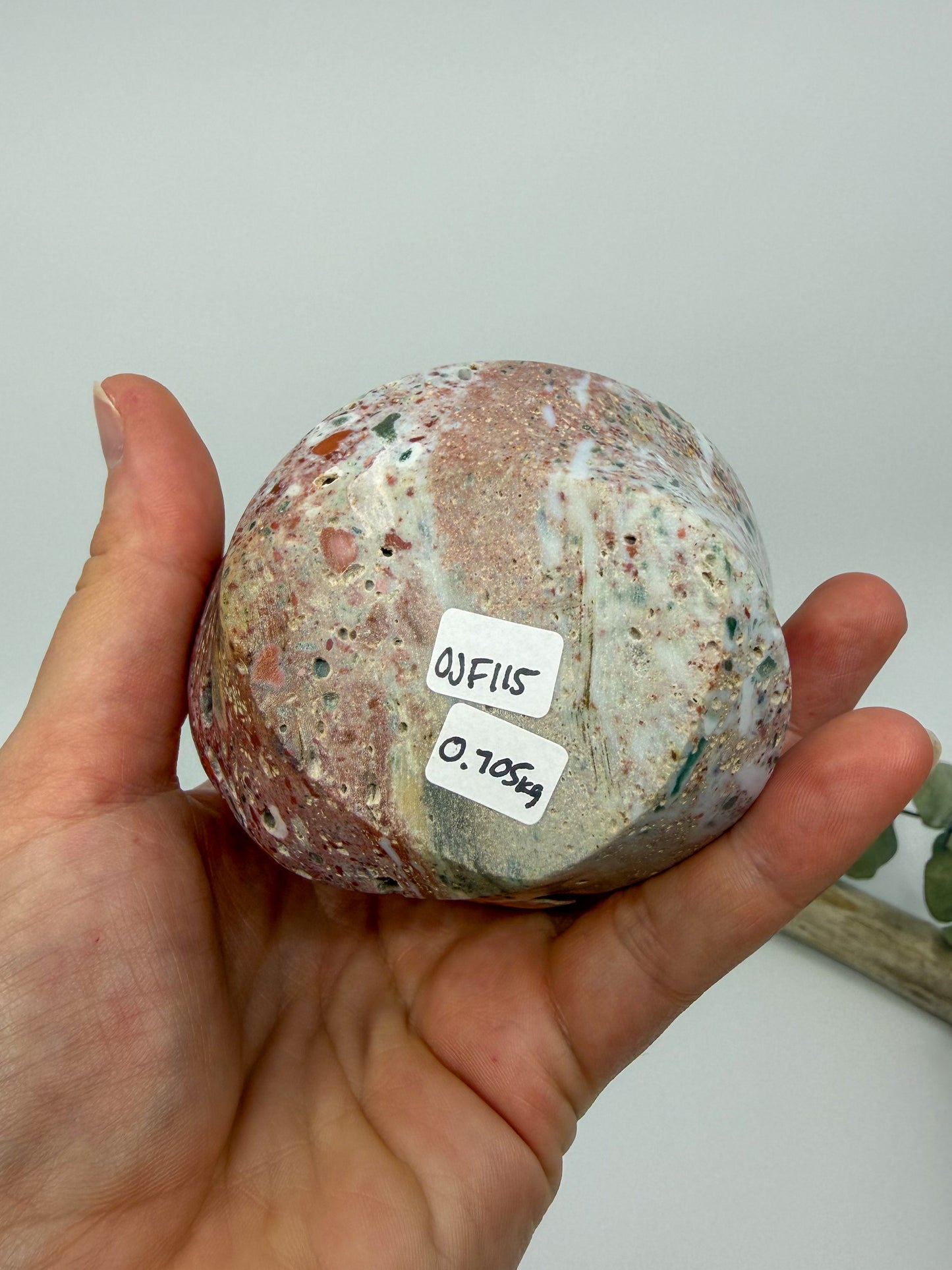 Pastel ‘Terazzo’ Ocean Jasper Flame