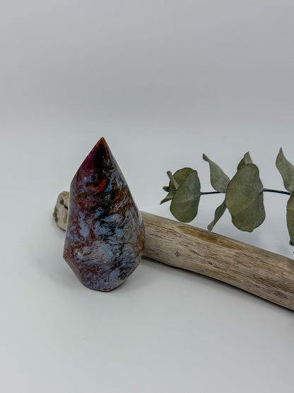 Ocean Jasper + Moss Flame