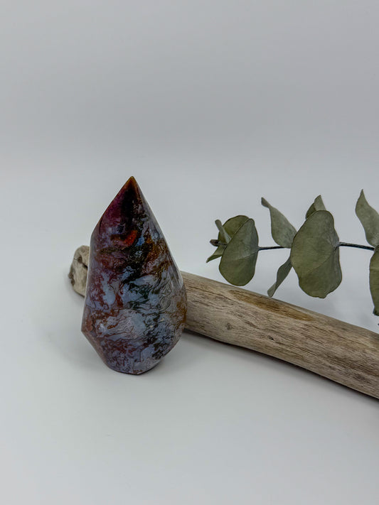 Ocean Jasper + Moss Flame
