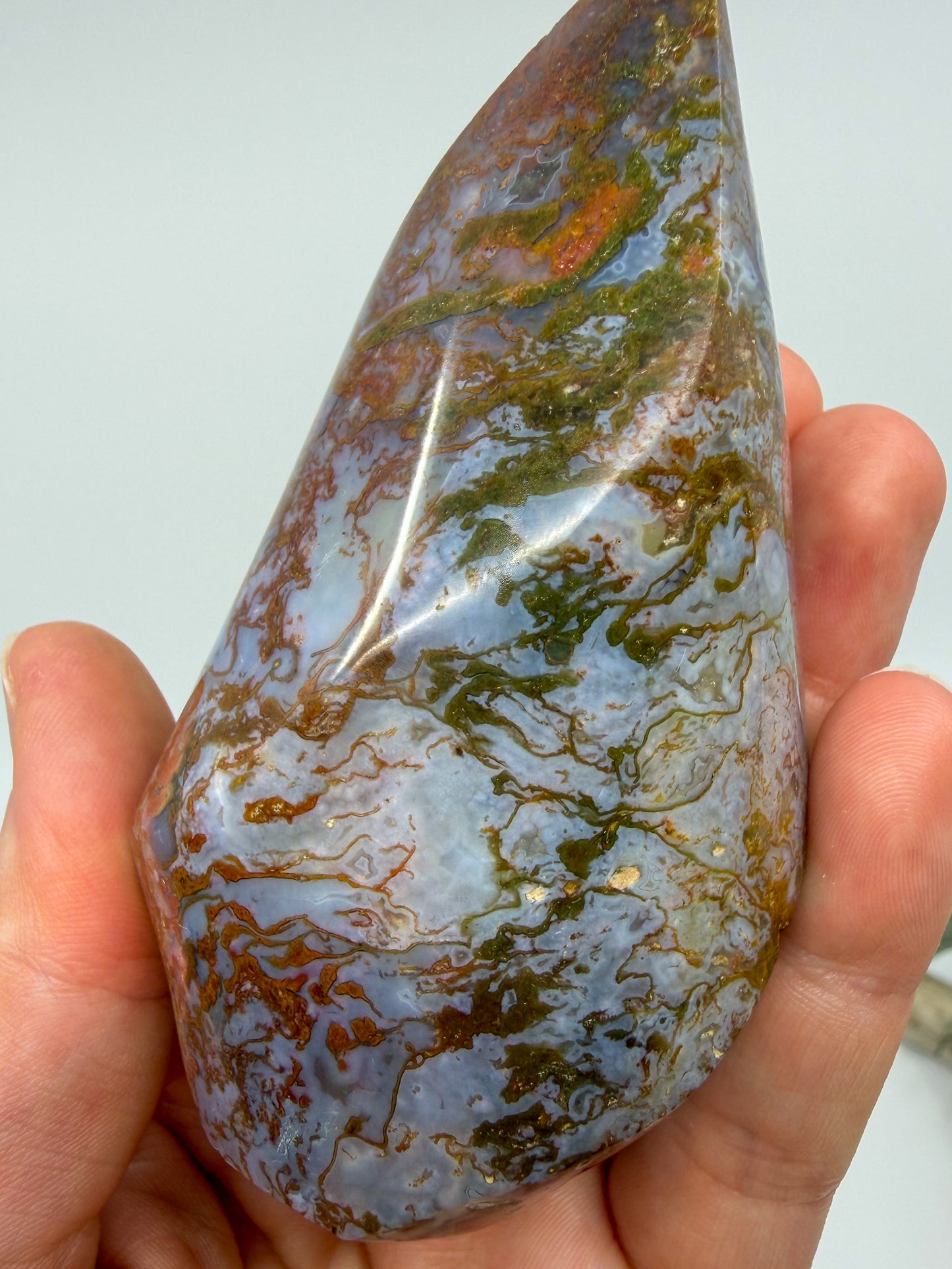 Ocean Jasper + Moss Flame