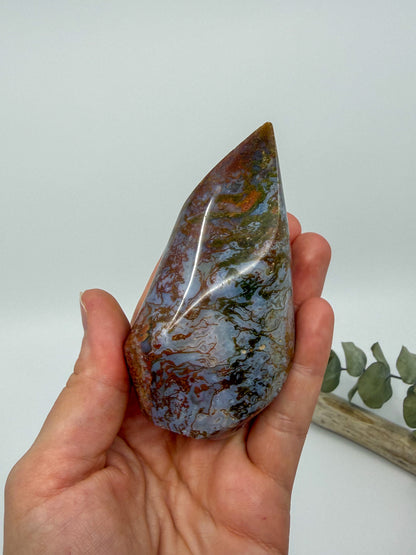 Ocean Jasper + Moss Flame