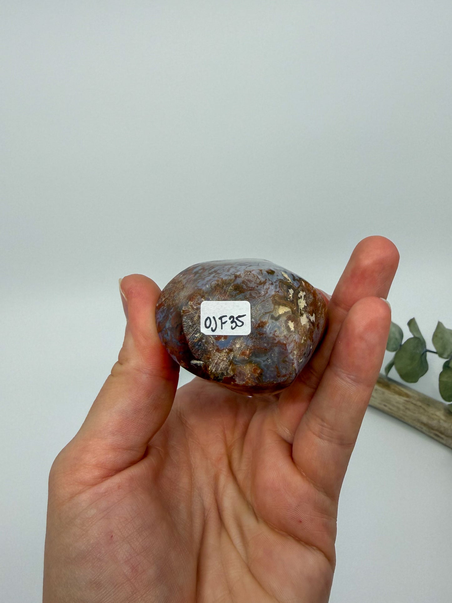Ocean Jasper + Moss Flame