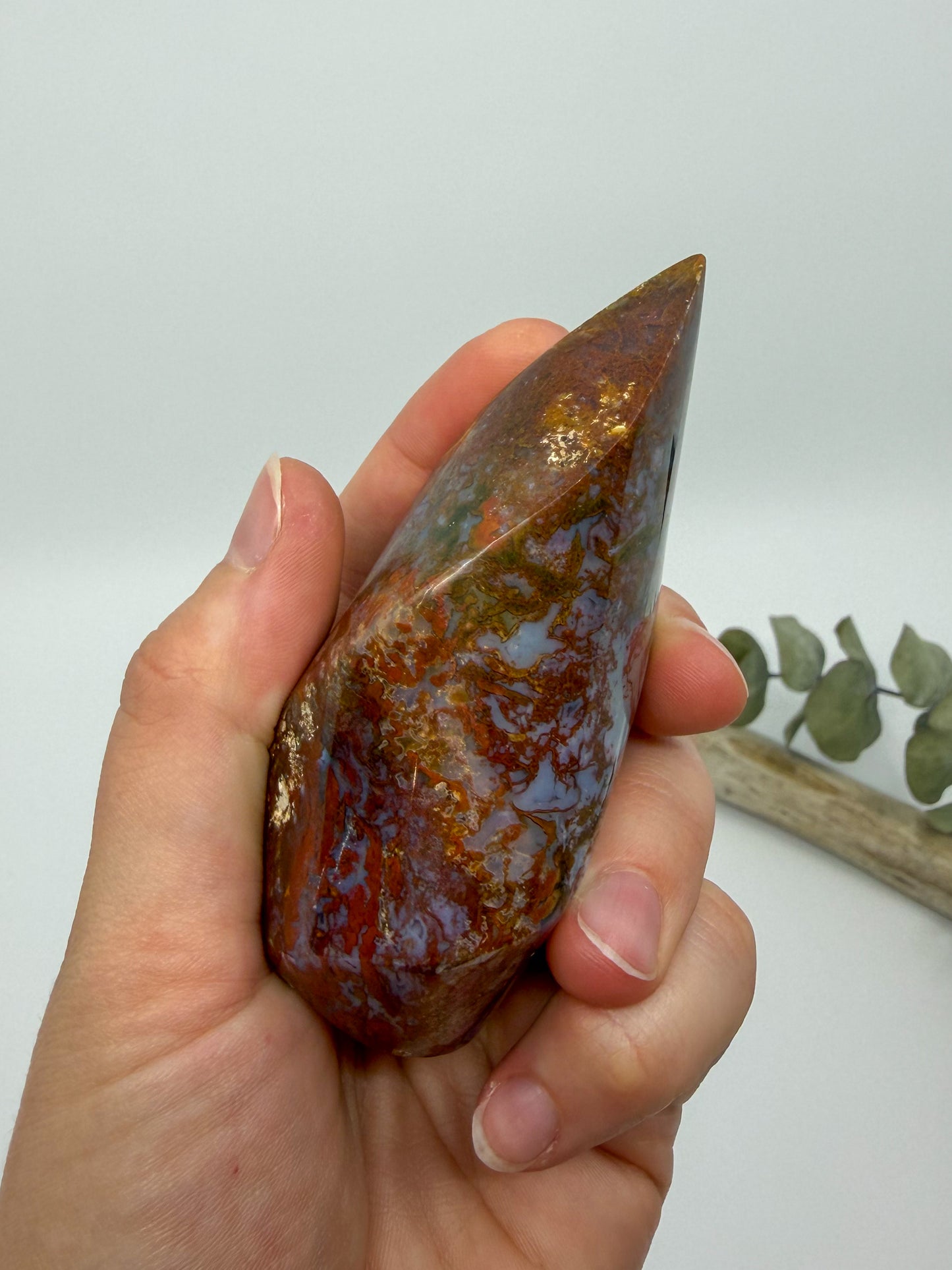 Ocean Jasper + Moss Flame