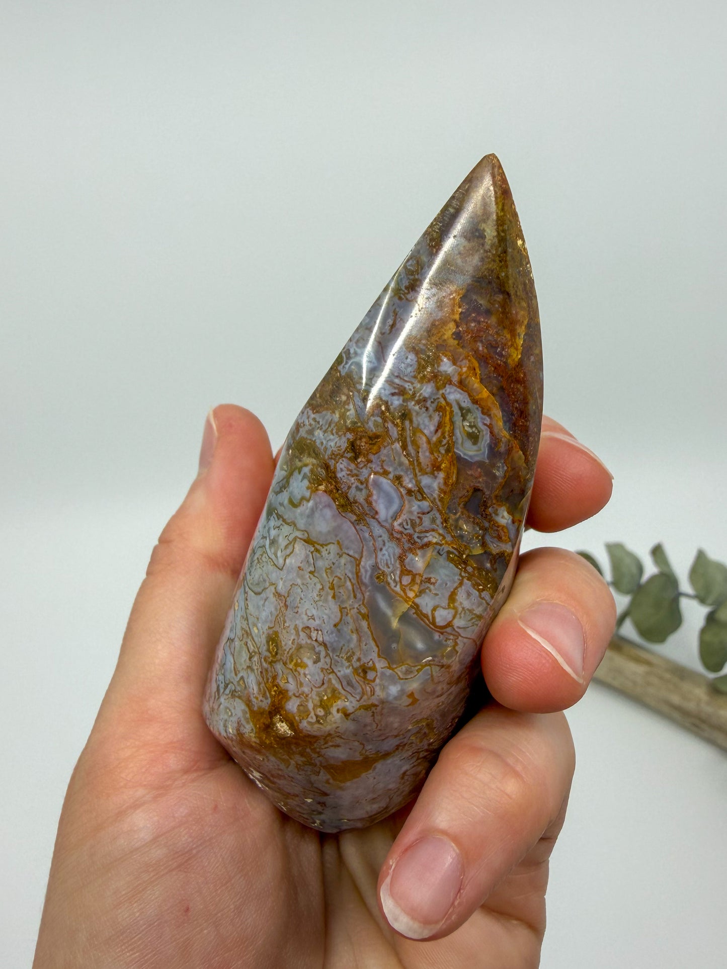 Ocean Jasper + Moss Flame