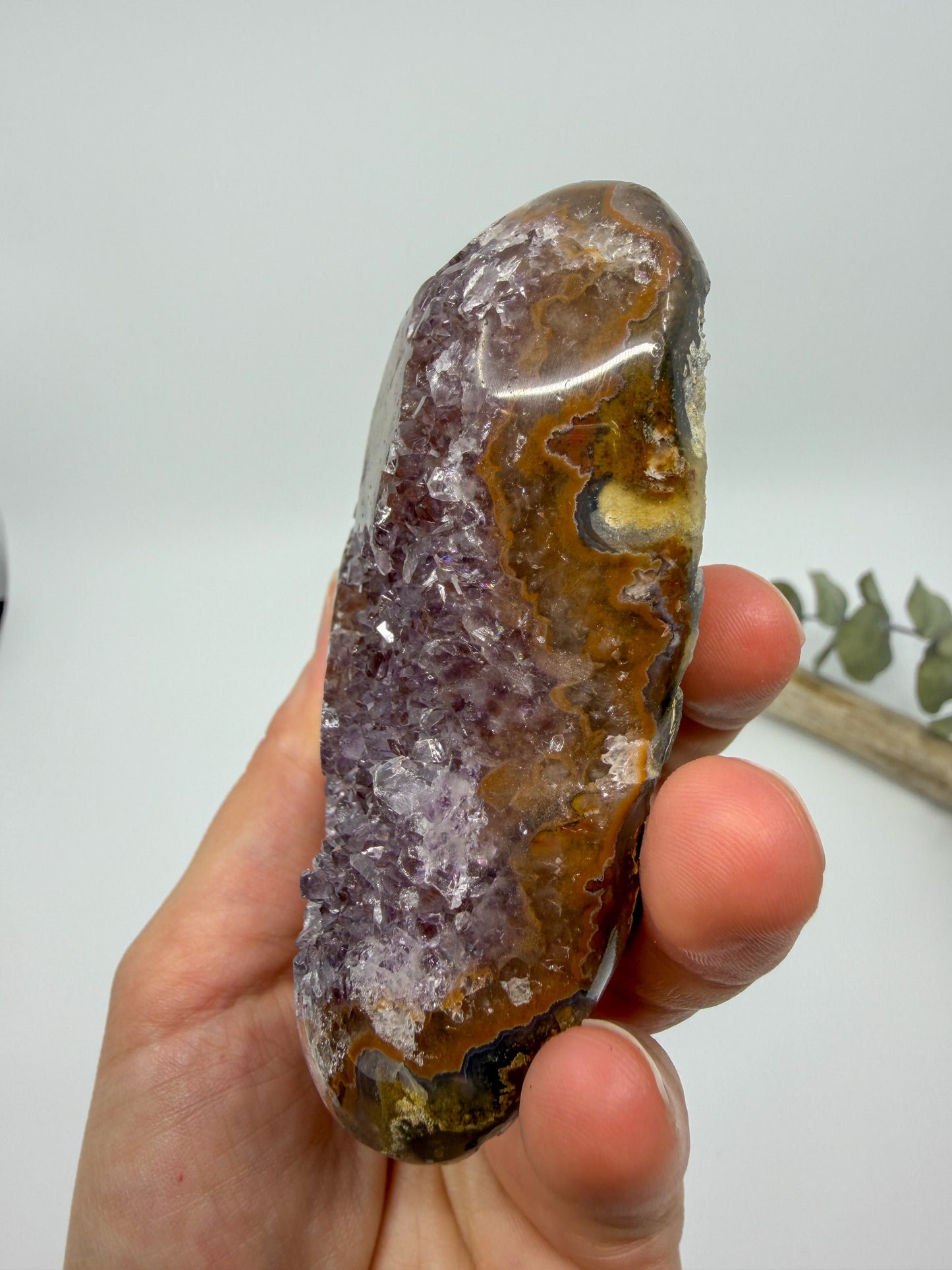 Rainbow Amethyst Cutbase | Uruguay