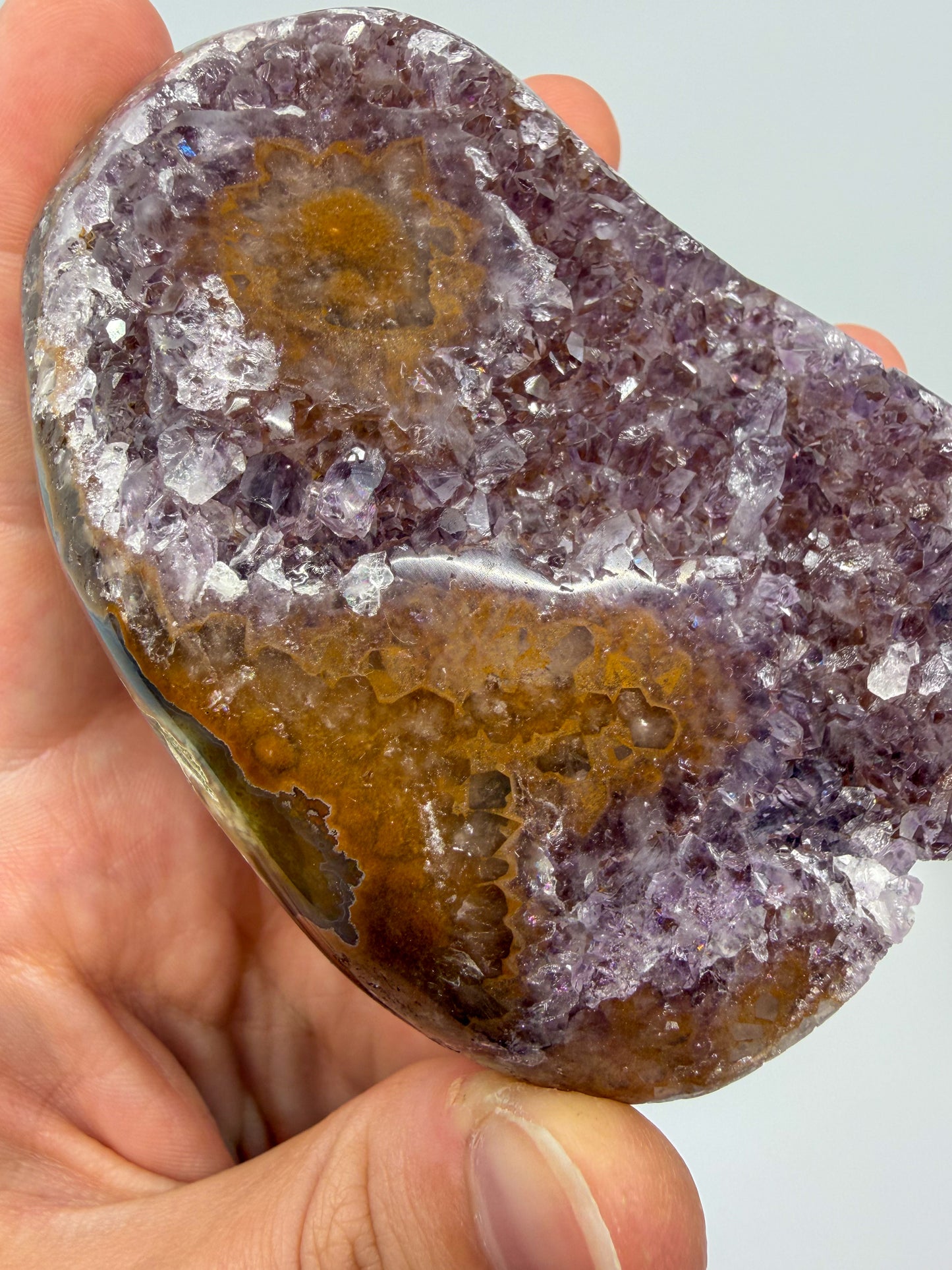 Rainbow Amethyst Cutbase | Uruguay