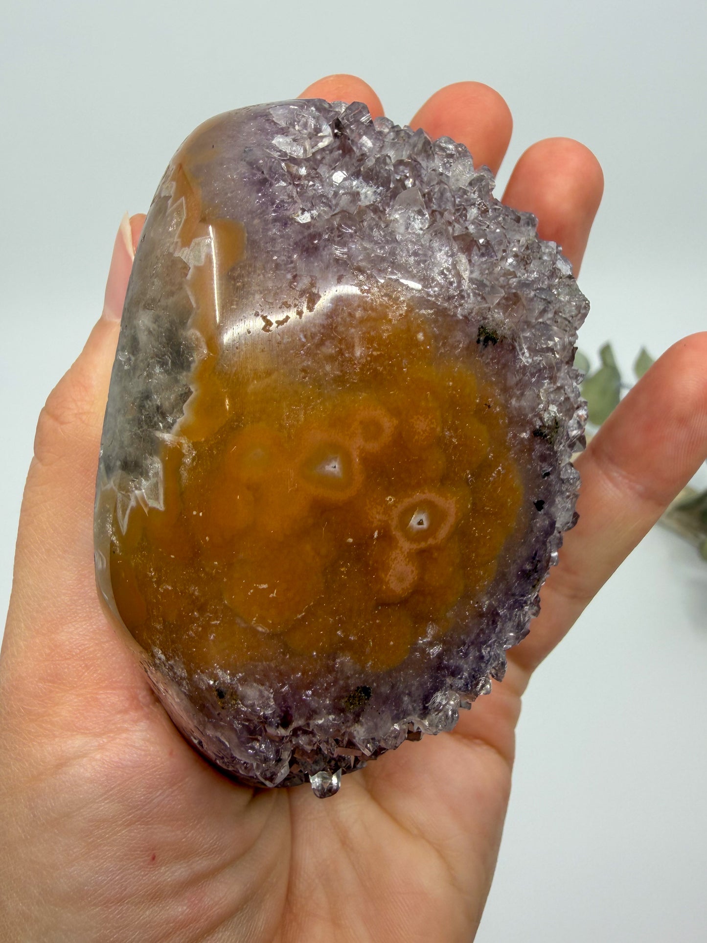 Rainbow Amethyst Full Polish | Uruguay