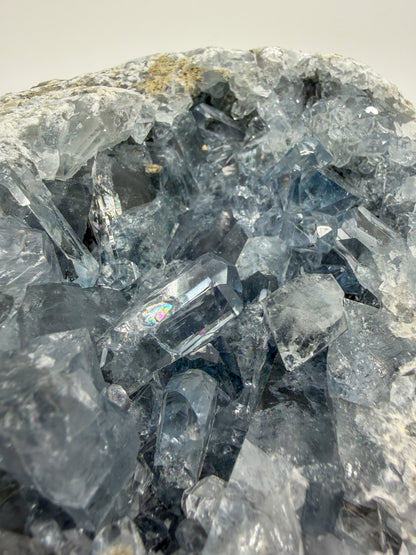 Statement High Quality Celestite ft. Elongated Gemmy Points and Termination