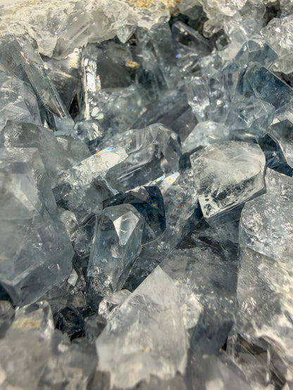 Statement High Quality Celestite ft. Elongated Gemmy Points and Termination