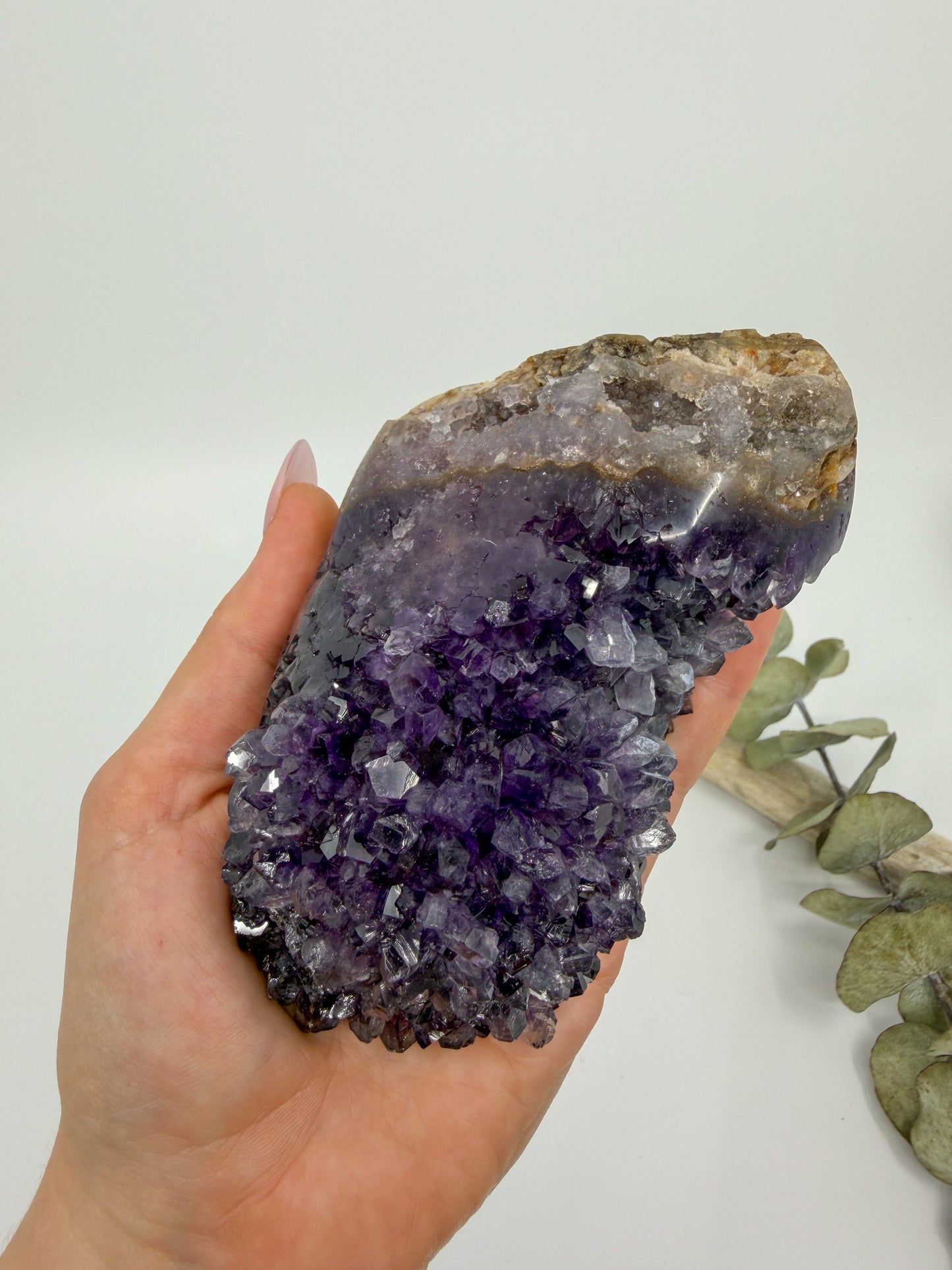 Amethyst with Calcite | Uruguay -EXACT PIECE-