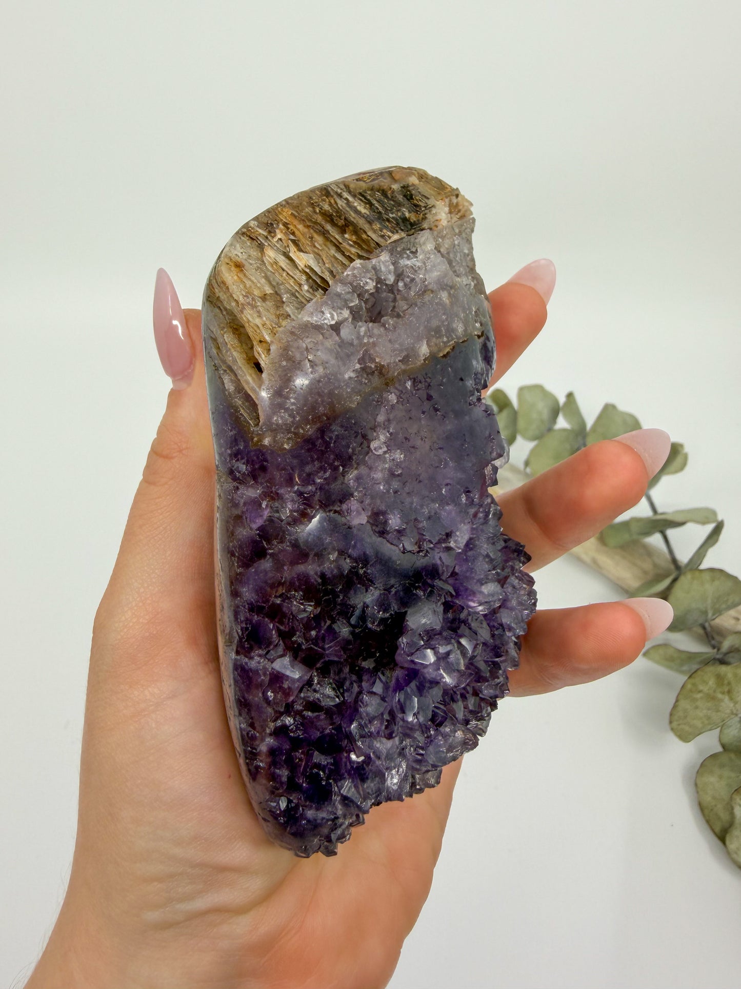 Amethyst with Calcite | Uruguay -EXACT PIECE-