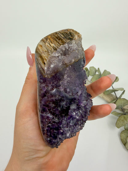 Amethyst with Calcite | Uruguay -EXACT PIECE-