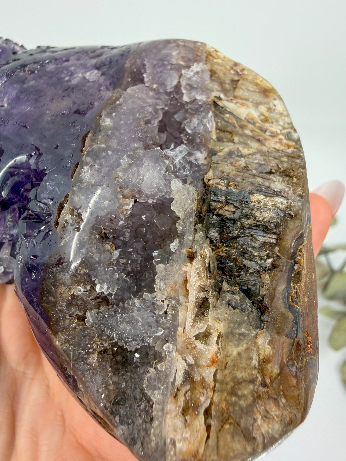 Amethyst with Calcite | Uruguay -EXACT PIECE-