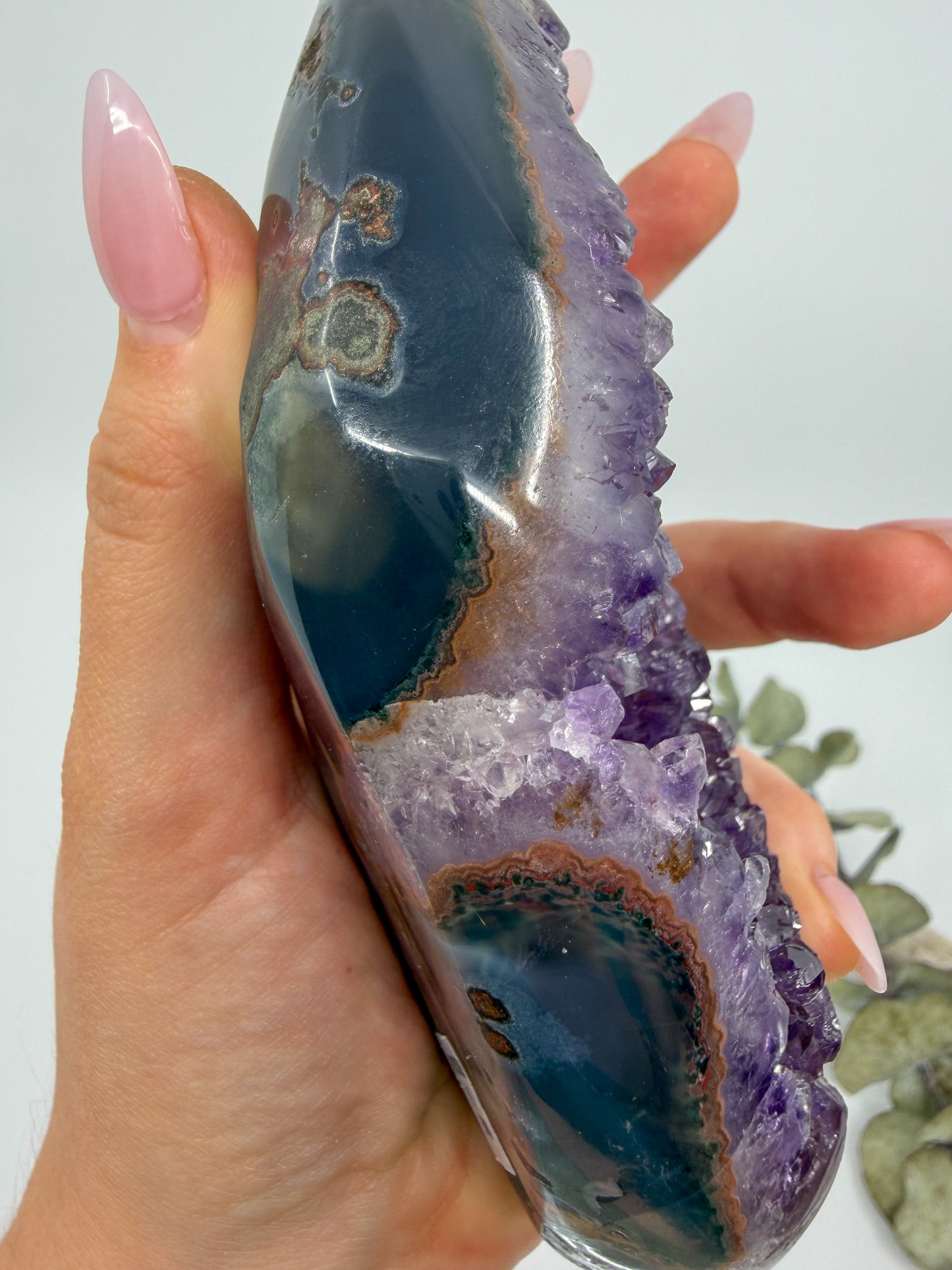 Amethyst Full Polish | Uruguay -EXACT PIECE-
